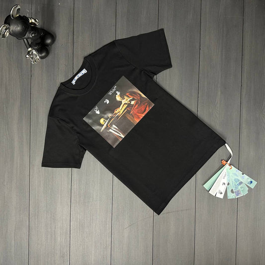 Off-White Caravaggio Saint Jerome Slim Fit Men's Women's T-Shirts in 2 Colors Reps UK Best Quality AAA Replica