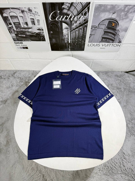 Louis Vuitton 'Marque L. Vuitton Déposée' Monogram Sleeves Cotton T-Shirts Men's Women's in Different Colors Reps Sale UK Best Quality AAA Replica