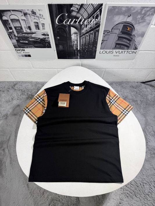 Burberry Vintage Check Sleeve T-Shirt Men's Women's in 2 Colors Reps Sale UK Best Quality Sale AAA Replica