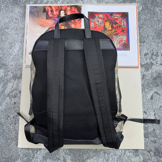 Gucci GG Supreme Eden Backpack Men's Women's in Beige Reps Sale Best Quality AAA Replica