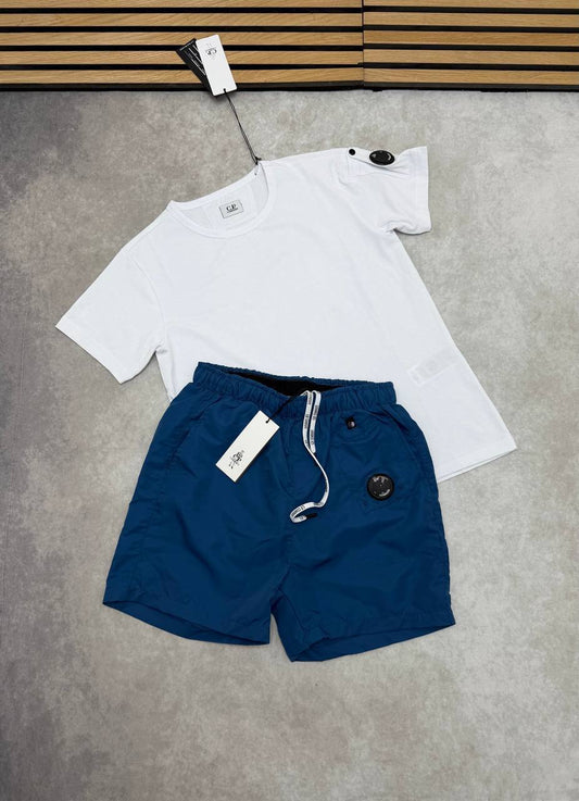 C.P. Company Men's Lens Crewnecj T-Shirt & Shorts Set in Different Colors Men's Reps Sale UK Best Quality AAA Replica