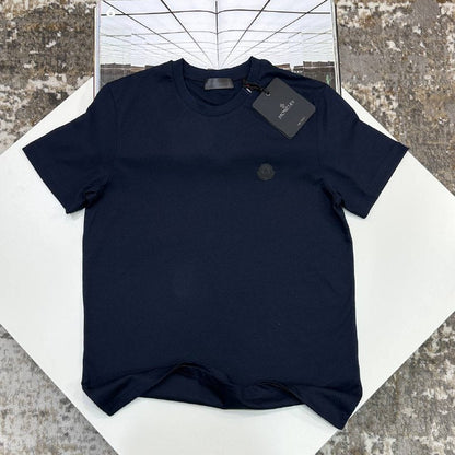 Moncler Logo Patch Cotton T-Shirt Men's Women's in Different Colors Reps Sale UK Best Quality Replica