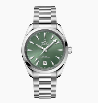 Omega Seamaster Aqua Terra 150M Men's Watch Reference 220.10.38.20.10.002 Green Dial Stainless Steel & Bracelet Reps UK Best Quality AAA Replica