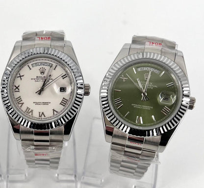 Rolex Oyster Perpetual Day-Date Men's Watches in 2 Different Colors with President Bracelets Replica UK Best Quality AAA Reps