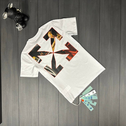 Off-White Caravaggio Saint Jerome Slim Fit Men's Women's T-Shirts in 2 Colors Reps UK Best Quality AAA Replica