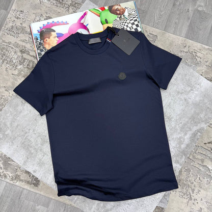 Moncler Black Badge Logo Crewneck T-shirt Men's Women's in Different Colors Reps UK Sale Best Quality AAA Replica