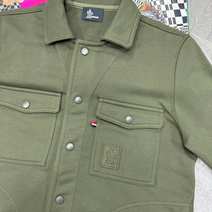 Moncler Double Pocket Collar Style Logo Men's Overshirts in Different Colors Reps UK Best Quality Sale AAA Replica