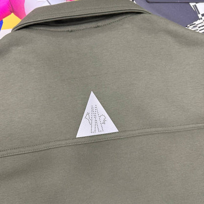 Moncler Double Pocket Collar Style Logo Men's Overshirts in Different Colors Reps UK Best Quality Sale AAA Replica