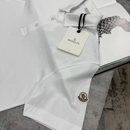 Moncler Logo Patch Cotton Pique Polo Shirts Men's in Different Colors Reps UK Sale Best Quality AAA Replica
