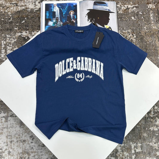 Dolce & Gabbana Logo Men's Women's T-Shirts in 2 Colors Reps Sale UK Best Quality Sale AAA Replica