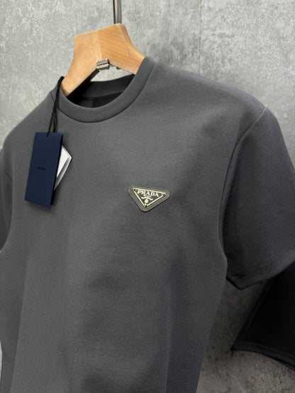 Prada Triangle-Logo Men's T-Shirts & Shorts Set in Different Colors Reps UK Best Quality Sale AAA Replica