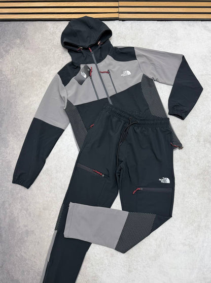 The North Face Stormgap Power Grid Tracksuit Men's in Black/Grey Reps UK Best Quality AAA Replica