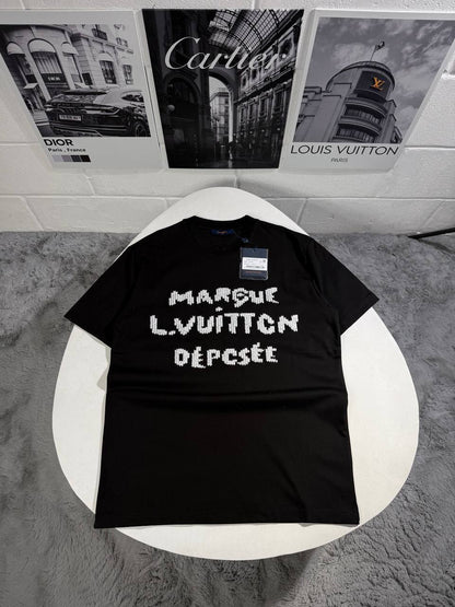 Louis Vuitton Embroidered Signature Ready to Wear T-Shirts Men's Women's in Different Colors Reps Sale UK Best Quality AAA Replica