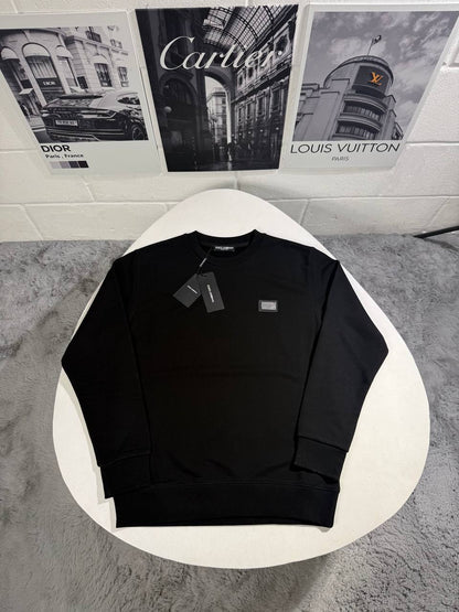 Dolce & Gabbana Logo Plate Jumpers Men's Women's in 2 Colors Reps UK Best Quality AAA Replica