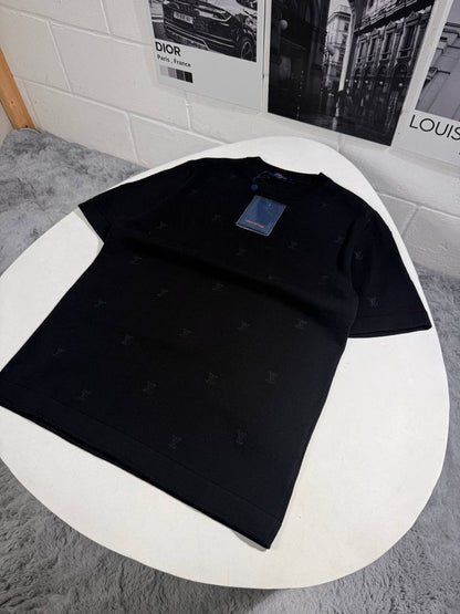 Louis Vuitton Regular Fit Knitted Men's Women's T-Shirts in 2 Colors Reps UK Best Quality AAA Replica