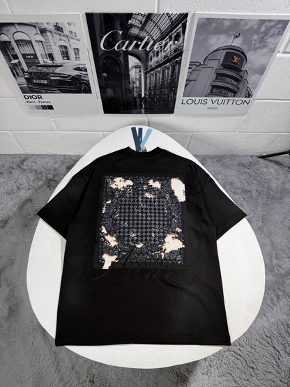 Amiri Bandana Patch T-Shirt Men's Women's in 2 Colors Reps UK Best Quality Sale AAA Replica