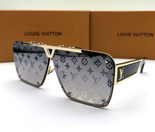 Louis Vuitton Cyclone Square Grey Monogram Sunglasses Men's Women's Reps Sale UK Best Quality Sale AAA Replica