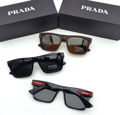Prada Square Polarized Sunglasses in 2 Colors Men's Women's Reps Sale UK Best Quality Sale AAA Replica