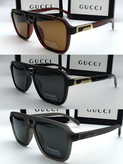 Gucci Square Aviator Sunglasses in Different Colors Men's Women's Reps Sale UK Best Quality AAA Replica