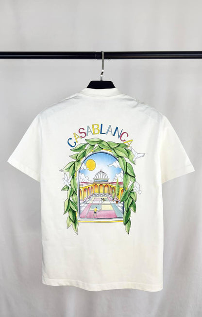 Casablanca Avenida Men's Women's T-Shirts in 2 Colors Reps Sale UK Best Quality AAA Replica