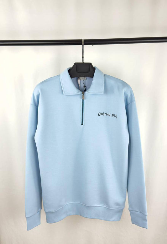 Christian Dior Couture Half-Zip Jumpers Men's Women's in Different Colors Reps UK Best Quality AAA Replica