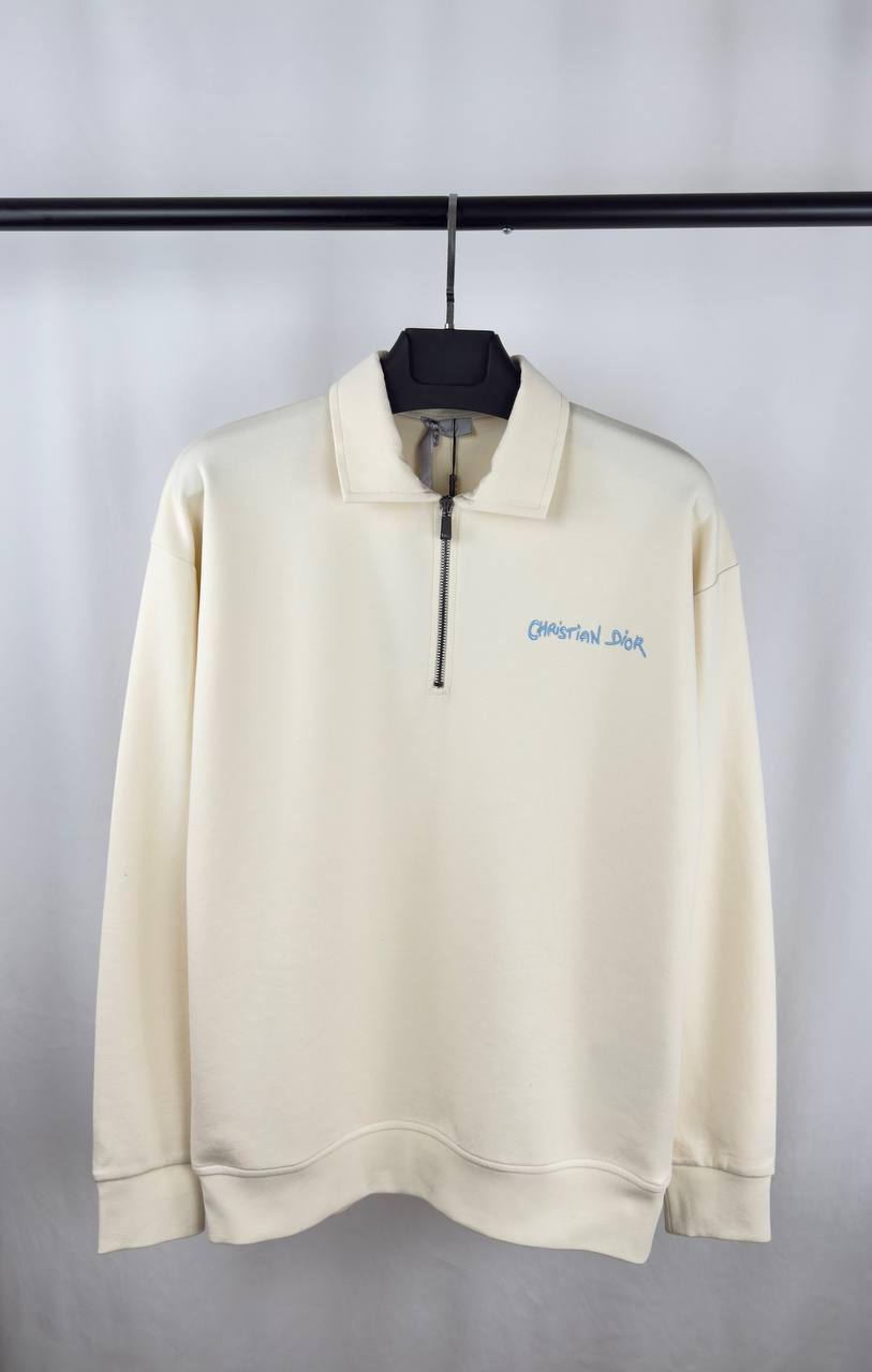Christian Dior Couture Half-Zip Jumpers Men's Women's in Different Colors Reps UK Best Quality AAA Replica