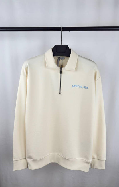 Christian Dior Couture Half-Zip Jumpers Men's Women's in Different Colors Reps UK Best Quality AAA Replica