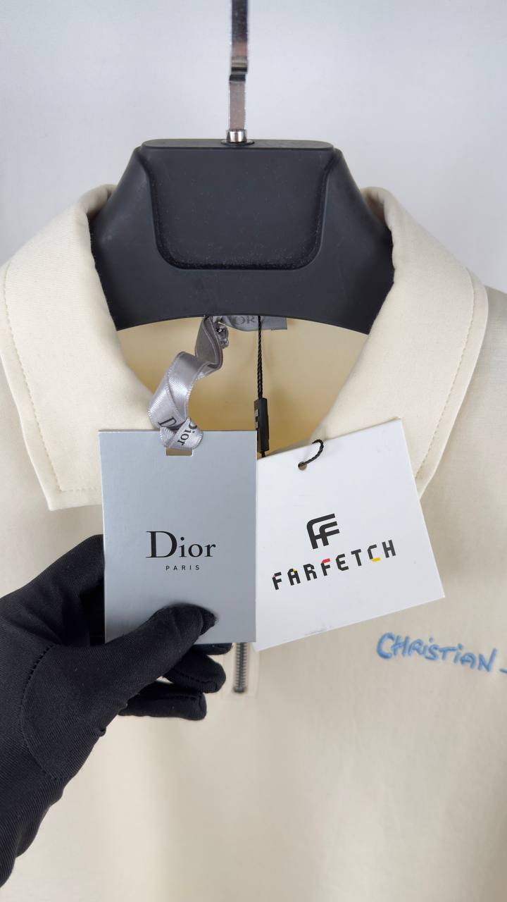 Christian Dior Couture Half-Zip Jumpers Men's Women's in Different Colors Reps UK Best Quality AAA Replica