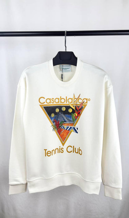 Casablanca Tennis Club Icon Men's Women's Jumper in 2 Colors Reps UK Best Quality AAA Replica