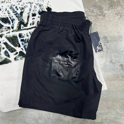Louis Vuitton Velvet Jacquard Short-Sleeved T-Shirts & Shorts Set in Different Colors Men's Reps Sale UK Best Quality AAA Replica