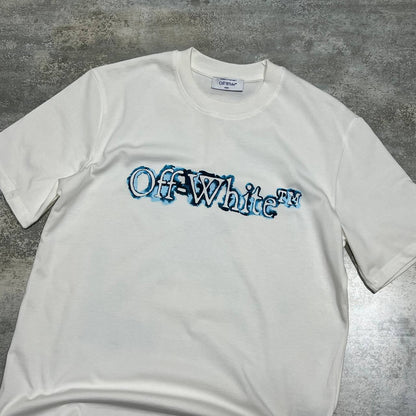 Off-White Cloudy Arrow Skate Logo Men's Women's T-Shirts in 2 Colors Reps Sale UK Best Quality AAA Replica