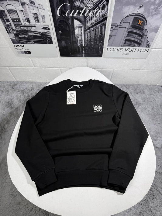 Loewe Anagram Logo Embroidered Men's Women's Jumper in 2 Colors Reps UK Best Quality AAA Replica