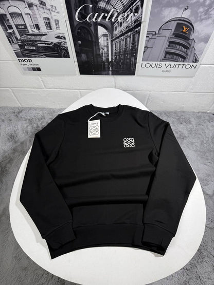 Loewe Anagram Logo Embroidered Men's Women's Jumper in 2 Colors Reps UK Best Quality AAA Replica