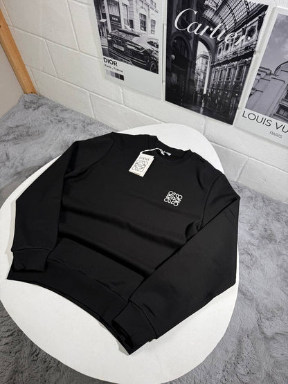 Loewe Anagram Logo Embroidered Men's Women's Jumper in 2 Colors Reps UK Best Quality AAA Replica