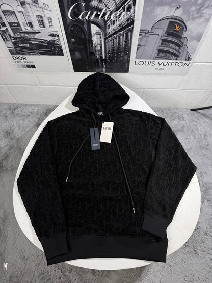 Dior Oblique Towel Relaxed-Fit Hoodie Men's Women's in 2 Colors Reps UK Best Quality Sale AAA Replica