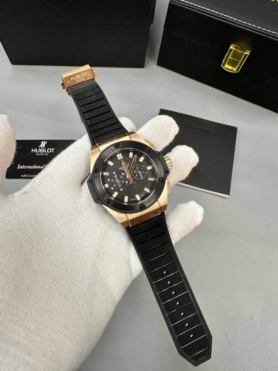 Hublot Big Bang King Power Black Dial Men's Watch UK Replica Sale AAA Best Quality Reps
