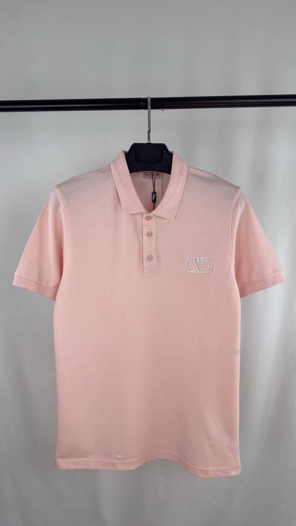 Valentino Garavani VLogo Signature Patch Polo Shirts Men's in Different Colors Reps UK Best Sale Quality AAA Replica