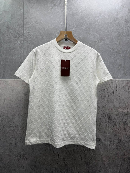 Gucci GG-Pattern Short-Sleeve Men's Women's T-Shirts in Different Colors Reps Sale UK Best Quality AAA Replica