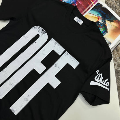 Off-White Big Off Diagonal Skate Logo Men's Women's T-Shirts in 2 Colors Reps Sale UK Best Quality AAA Replica