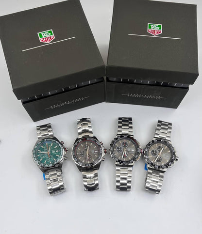 Tag Heuer Formula 1 Calibre 16 Chronograph Men's Watches with Stainless Steel in Different Dial Colors Reps UK Best Quality AAA Replica
