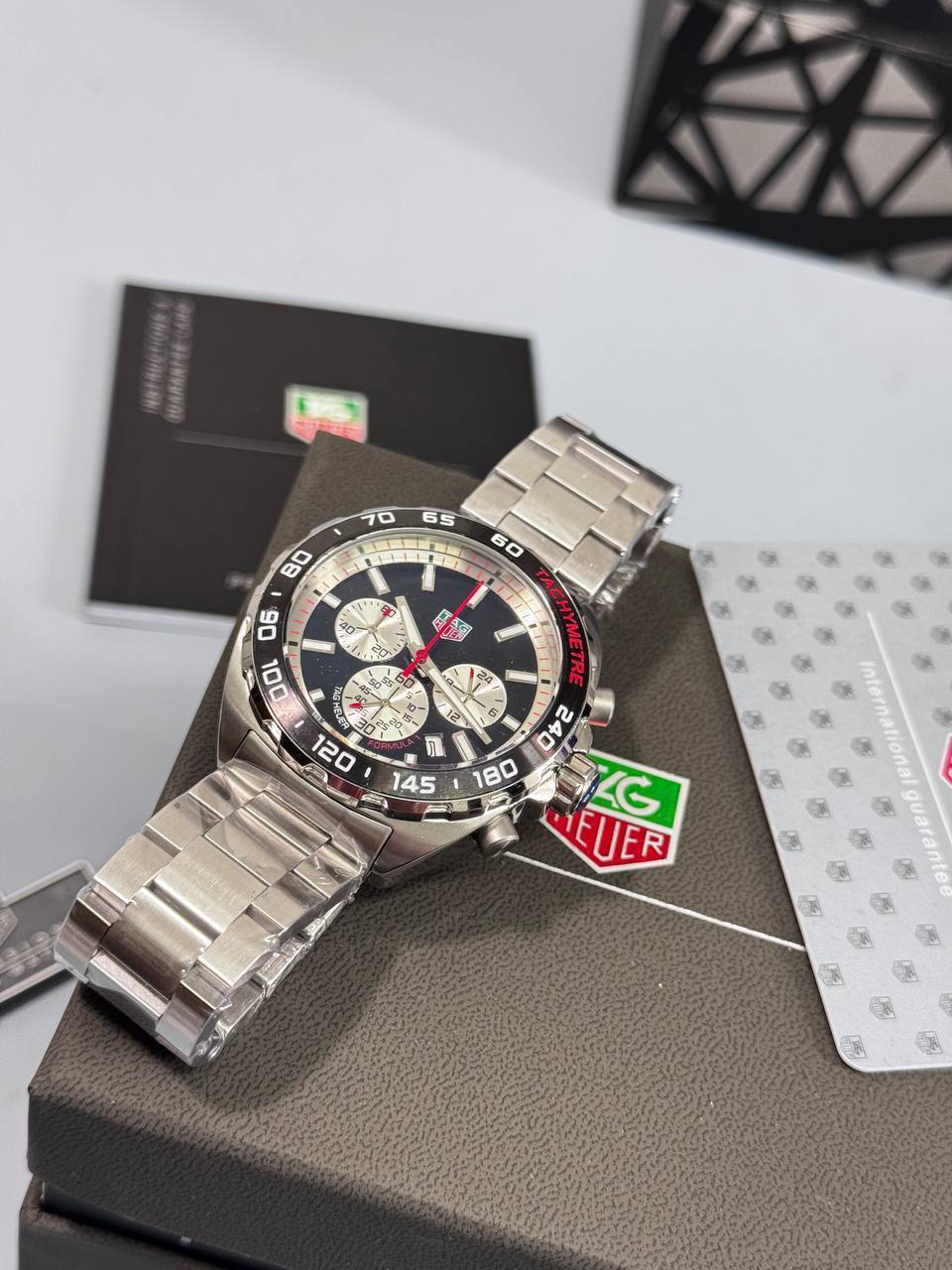 Tag Heuer Formula 1 Chronograph Men's Watches with Stainless Steel Bracelet in Different Dial Colors Reps UK Best Quality AAA Replica
