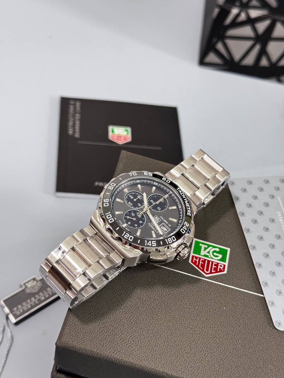 Tag Heuer Formula 1 Chronograph Men's Watches with Stainless Steel Bracelet in Different Dial Colors Reps UK Best Quality AAA Replica