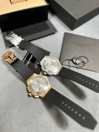 Hublot Big Bang Chronograph Men's Watches Strap Lock Rubber Strap in 2 Dial Colors Reps UK Best Quality Reps AAA Replica