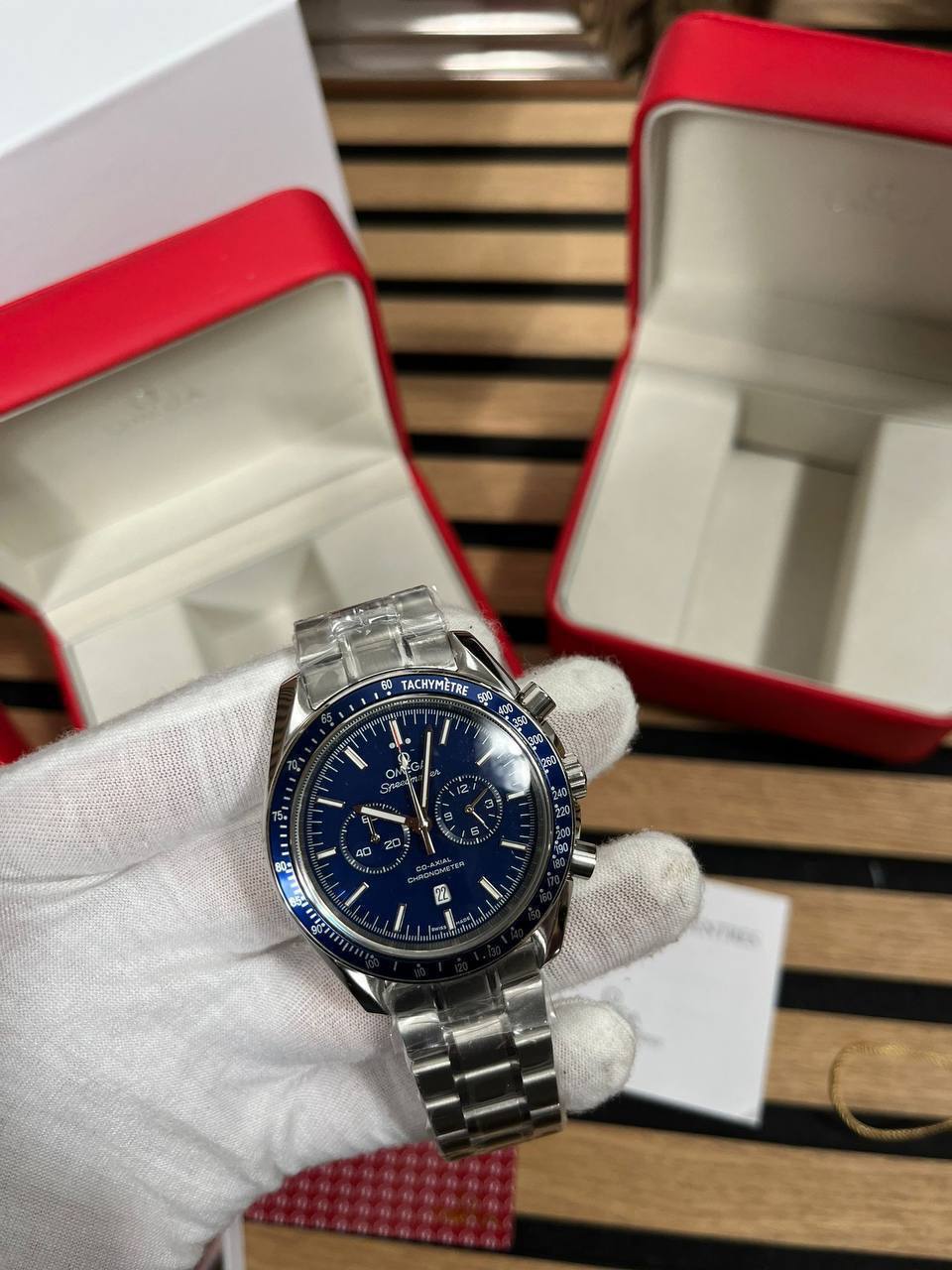 Omega Speedmaster Co-Axial Chronograph Men's Watches in Different Dial Colors Reps UK Best Quality Reps AAA Replica