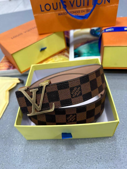 Louis Vuitton 40mm Reversible Belt with LV Initiales Buckle in Multiple Colors Reps UK Best Quality AAA Replica