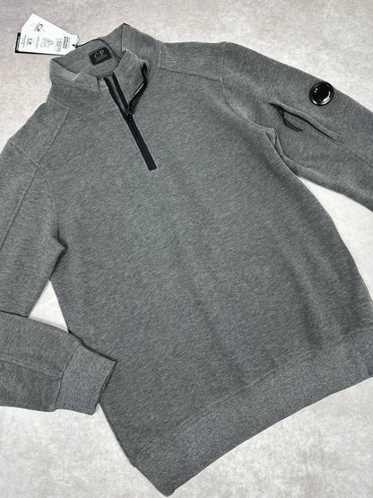 C.P. Company Diagonal Raised Fleece Half-Zip Jumpers Men's Women's in Different Colors Reps UK Best Quality AAA Replica