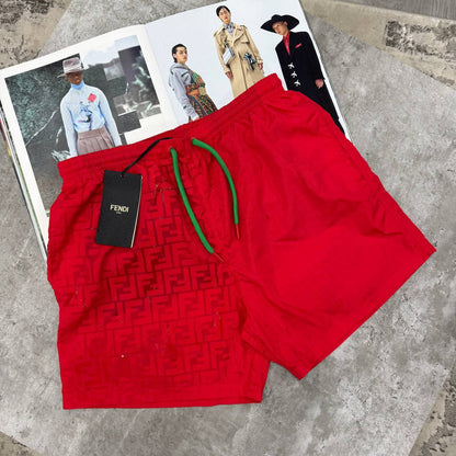 Fendi FF Logo Monogram Pattern Swim Shorts in Different Colors Men's Reps Sale UK Best Quality AAA Replica
