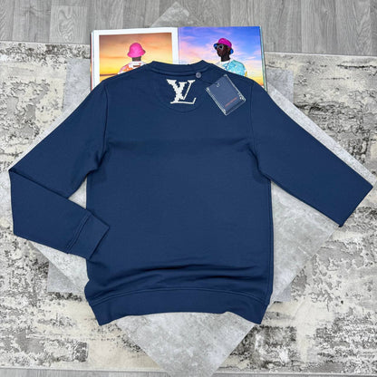 Louis Vuitton Embroidered Signature Ready-to-Wear Men's Women's Jumpers in 2 Colors Reps UK Best Quality AAA Replica