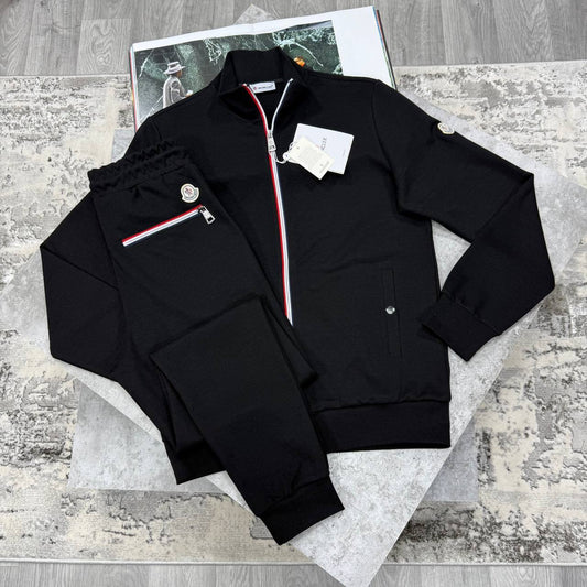Moncler Jersey Tipped and Matching Drawstring Tracksuit in Different Colors Men's Reps Sale UK Best Quality AAA Replica