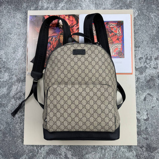 Gucci GG Supreme Eden Backpack Men's Women's in Beige Reps Sale Best Quality AAA Replica